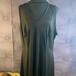 Plus Size Black Sleeveless Dress